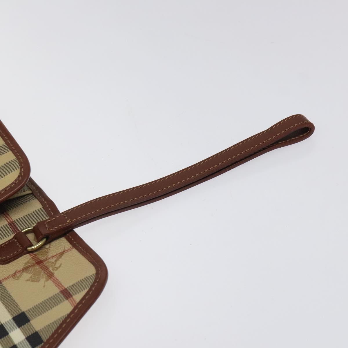 Burberry Nova Check Canvas Clutch Bag (Pre-Owned)