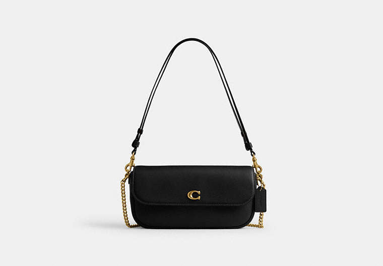 Brook Flap Chain Bag - Brass/Black