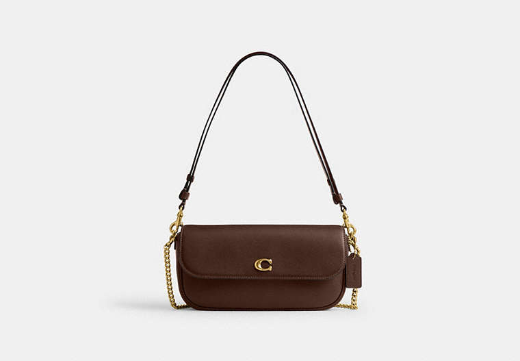 Brook Flap Chain Bag - Brass/Maple
