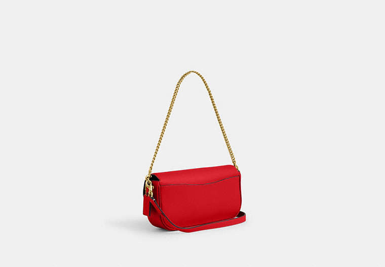 Brook Flap Chain Bag - Brass/Candy Apple