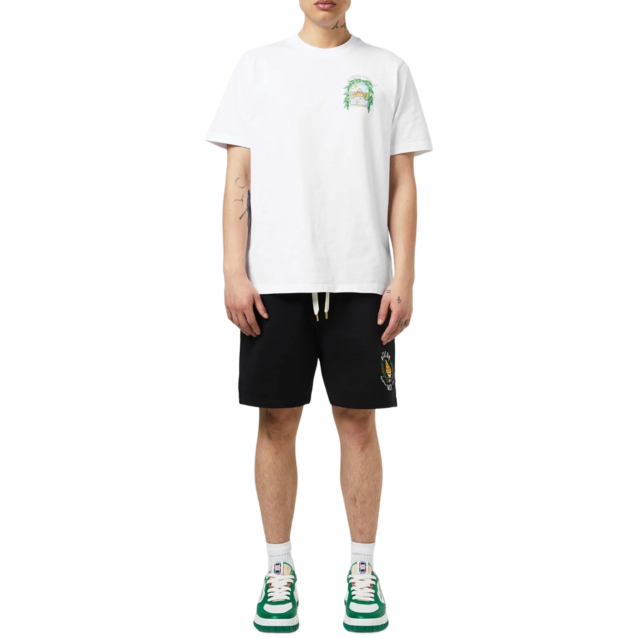 Casablanca L'Arche Tennis Club Graphic White T Shirt