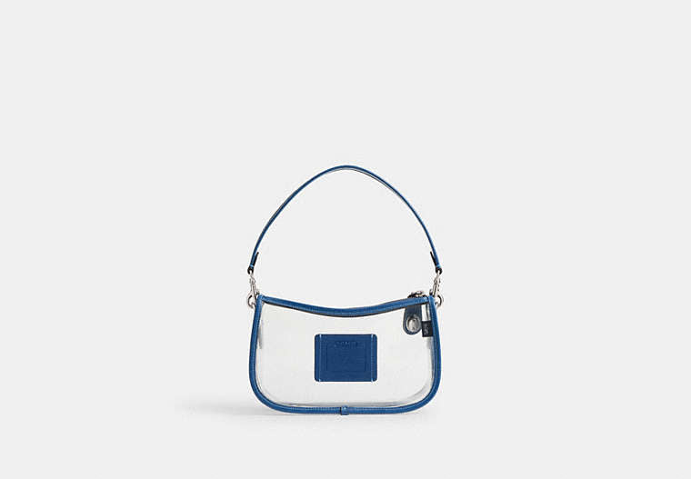 Stadium Swinger Bag - Silver/True Blue