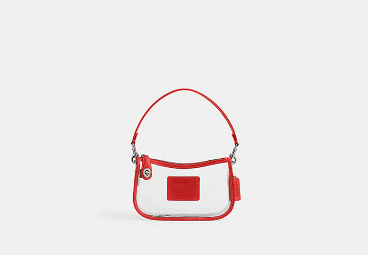 Stadium Swinger Bag - Silver/Sport Red