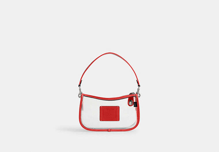 Stadium Swinger Bag - Silver/Sport Red
