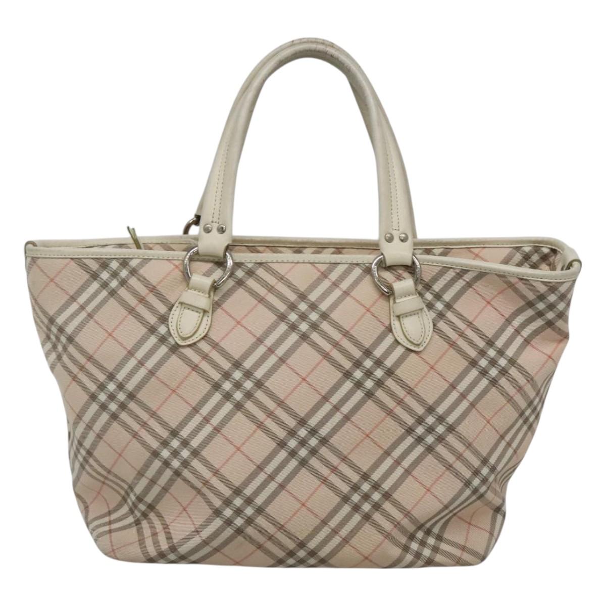Burberry blue Label Canvas Tote Bag (Pre-Owned)