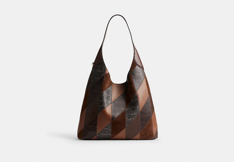 Brooklyn Shoulder Bag 39 - Brass/Maple Multi