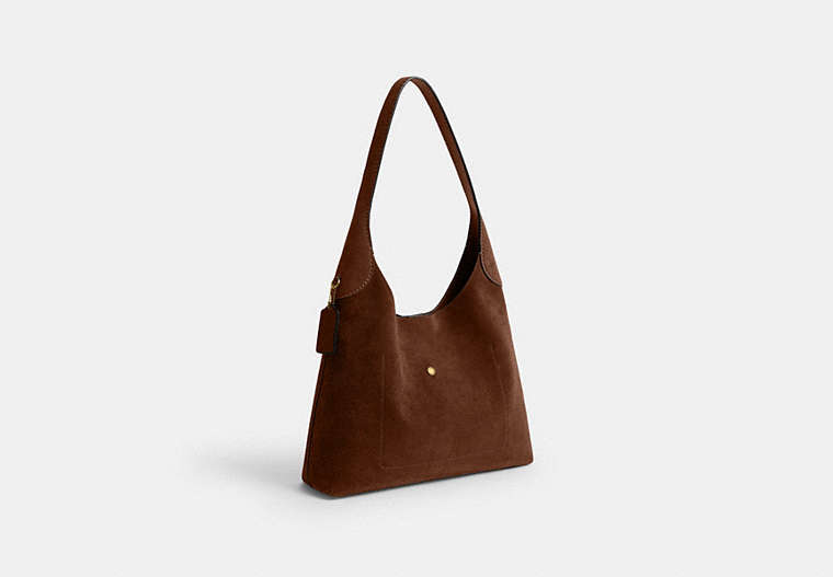 Brooklyn Shoulder Bag 34 - Brass/Warm Brown