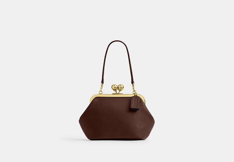 Kisslock Frame Bag 16 - Brass/Maple