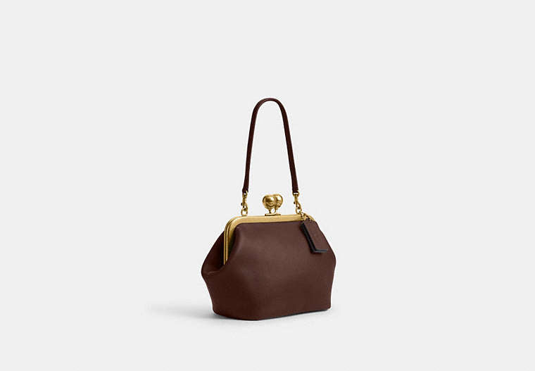 Kisslock Frame Bag 16 - Brass/Maple