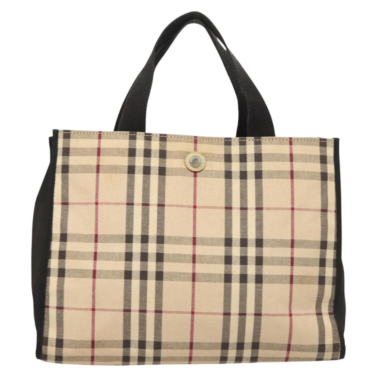 Burberry Nova Check Canvas Tote Bag (Pre-Owned)