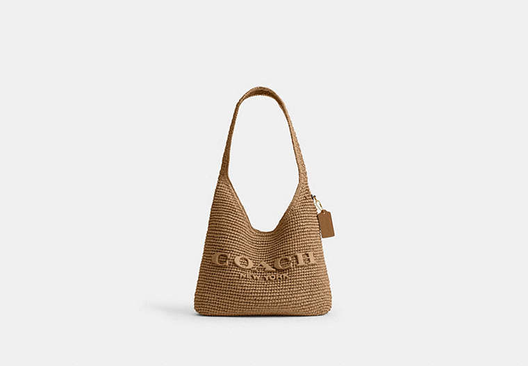 Brooklyn Shoulder Bag 28 - Brass/Natural