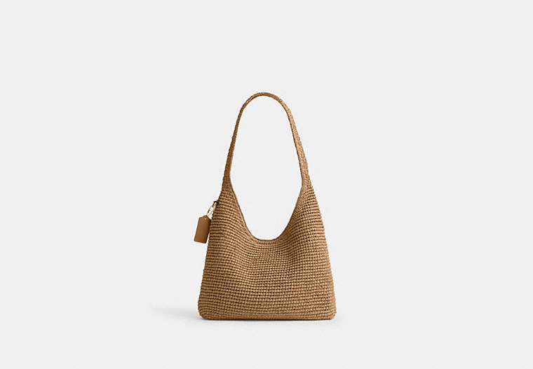 Brooklyn Shoulder Bag 28 - Brass/Natural