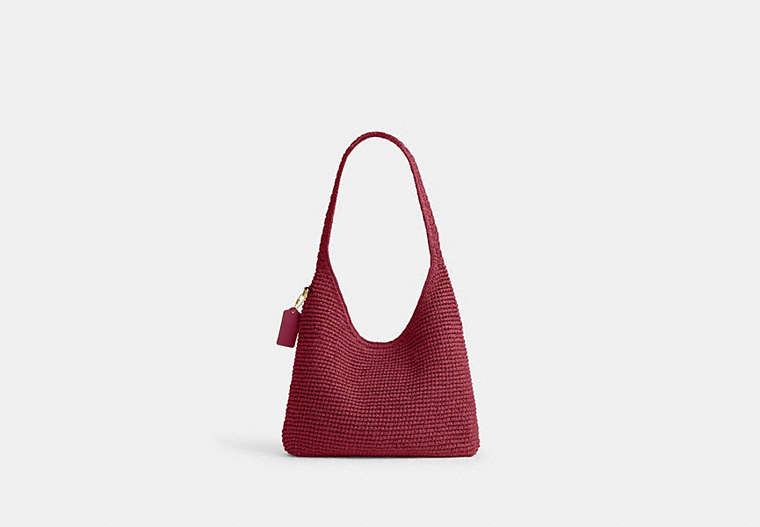Brooklyn Shoulder Bag 28 - Brass/Dark Fuchsia