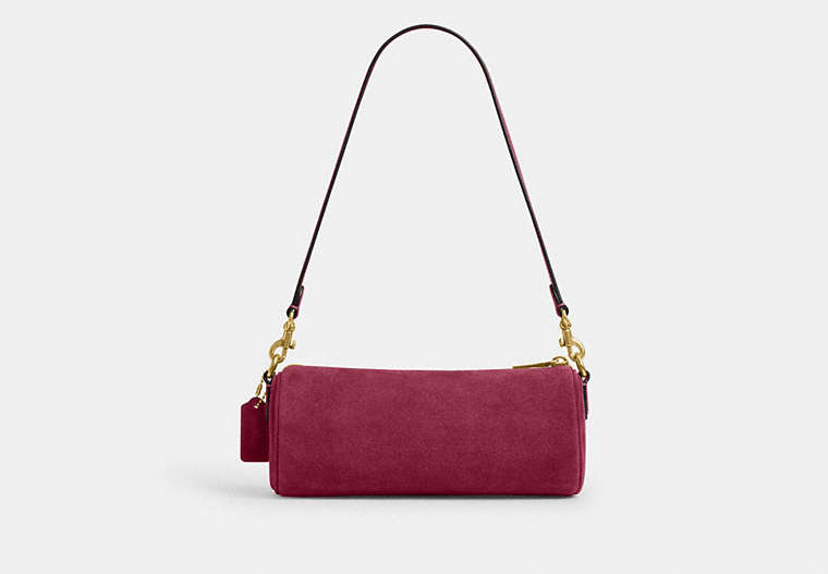 Barrel Bag - Brass/Dark Fuchsia