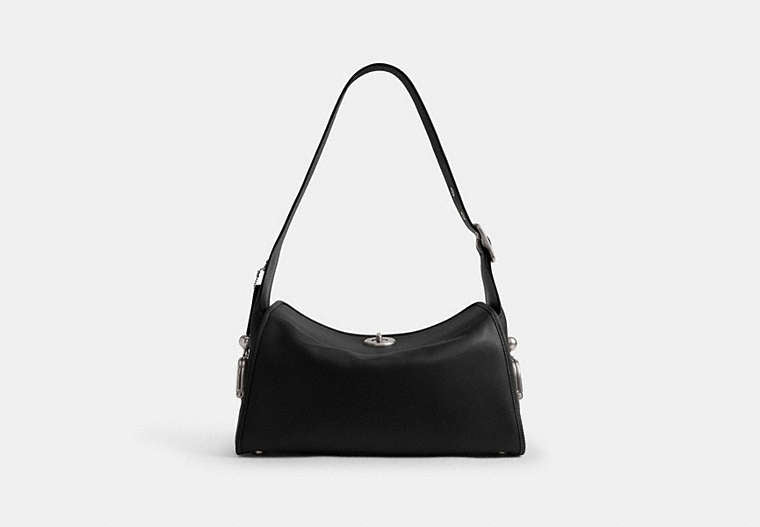 Turnlock Haversack Bag - Silver/Black