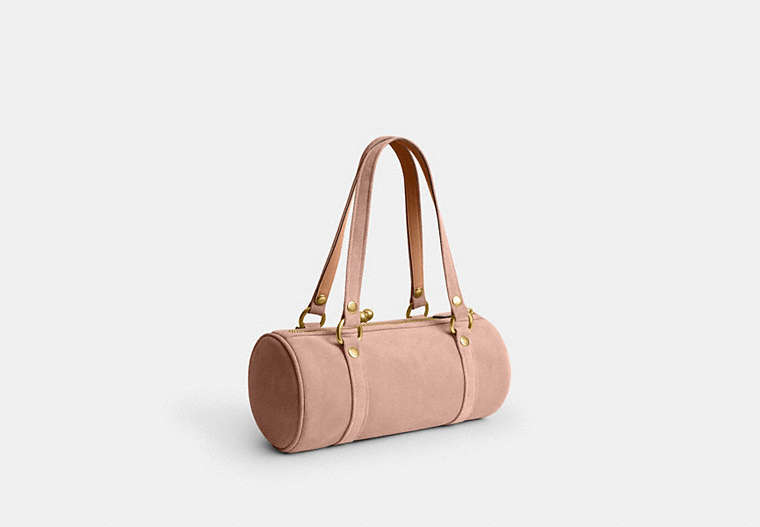 Kisslock Barrel Bag - Brass/Nuage