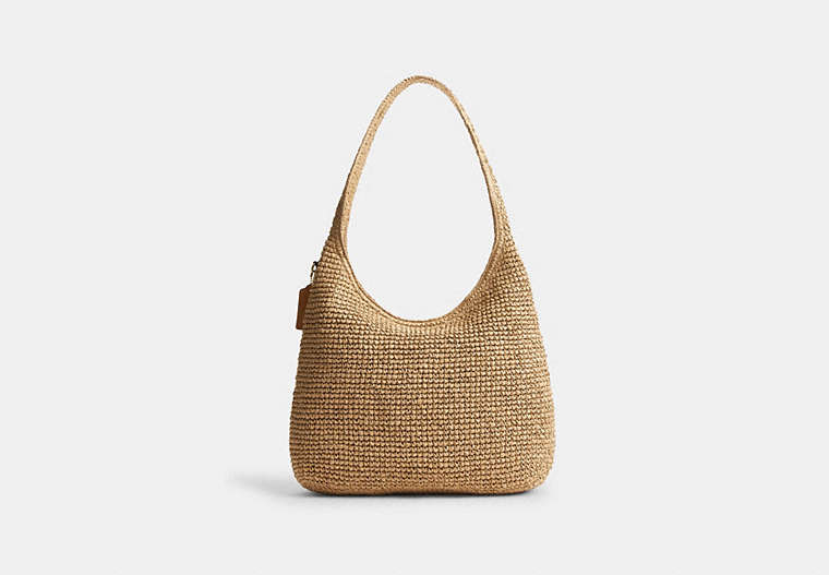 Brooklyn Shoulder Bag 34 - Brass/Natural