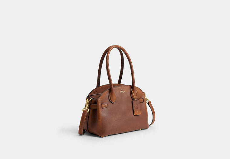 Empire Carryall Bag 21 In Loved Leather - Brass/Brown