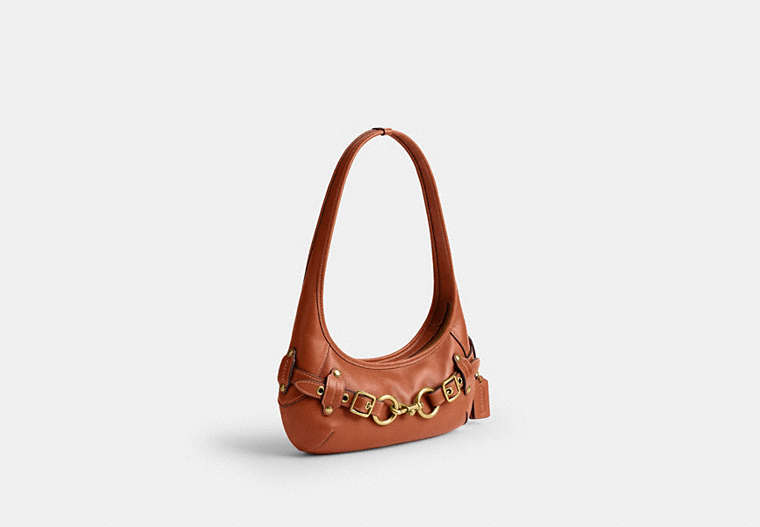 Belted Ergo Shoulder Bag 26 - Brass/Amber Brown