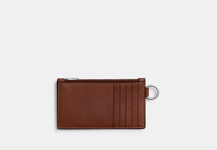 Zip Card Case - Redwood