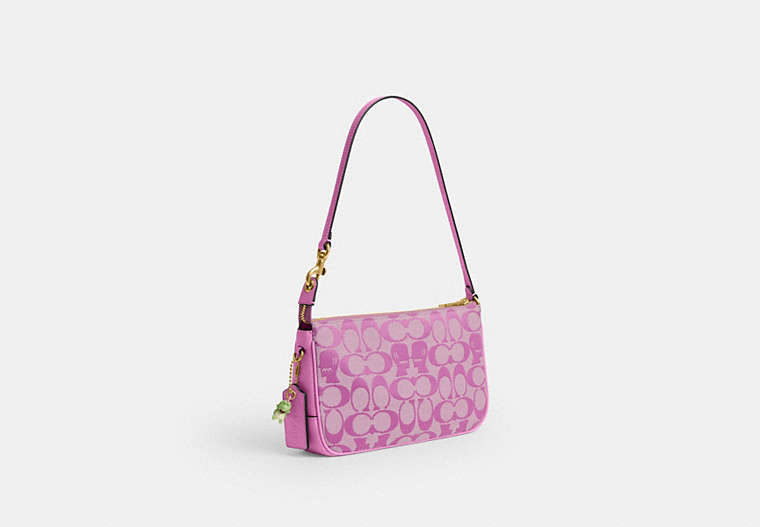 Coach | Brain Dead Plaza Bag In Signature Jacquard - Brass/Fuchsia