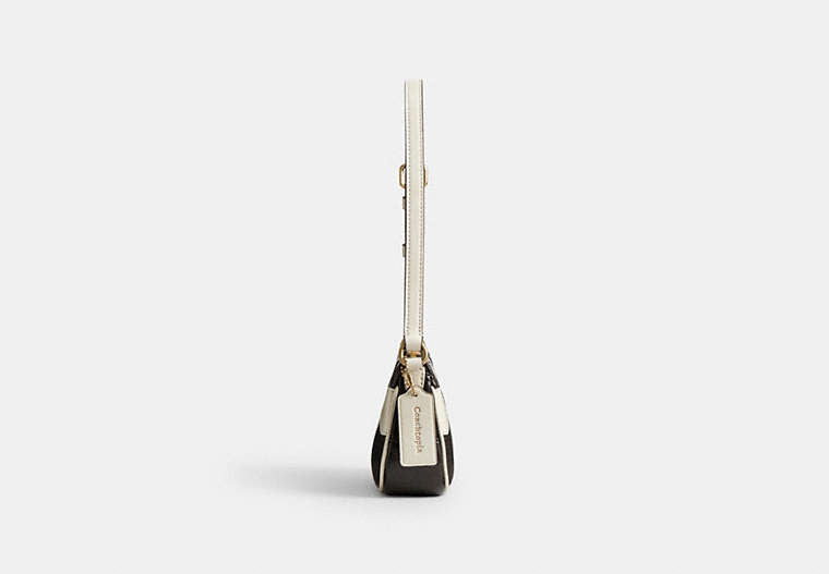 Bowling Small Shoulder Bag - Black & White