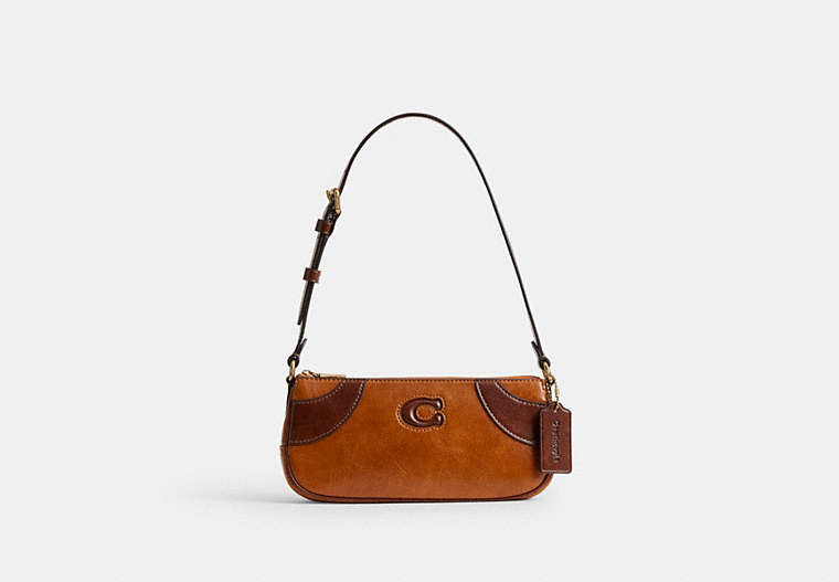 Bowling Small Shoulder Bag - Tan/Saddle