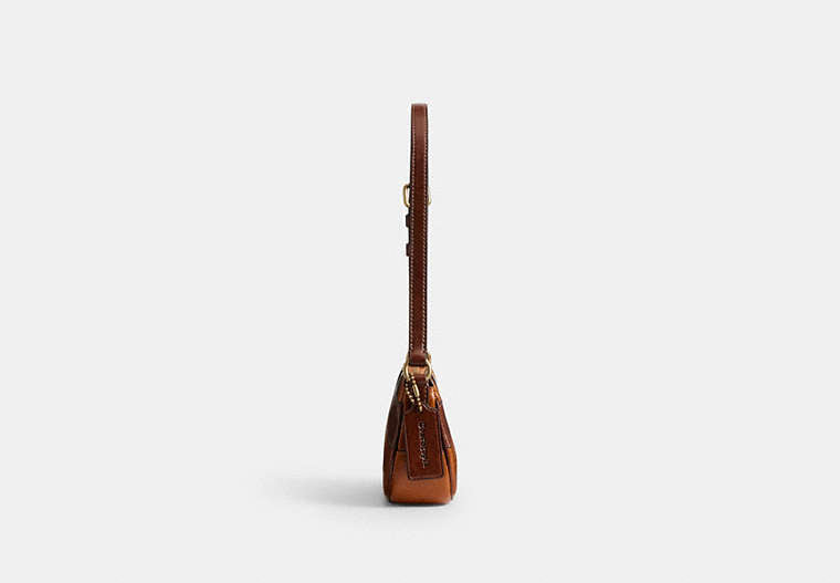 Bowling Small Shoulder Bag - Tan/Saddle