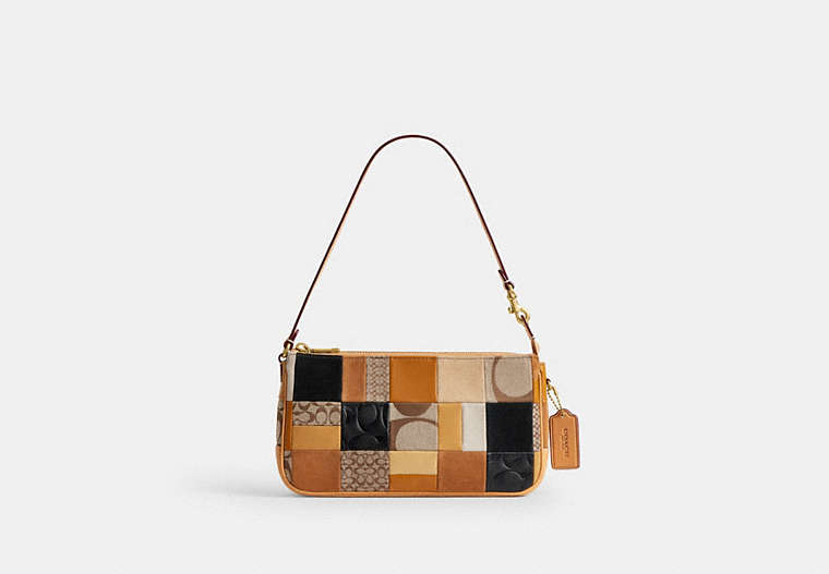 Plaza Bag 25 With Patchwork - Brass/Brown Multi