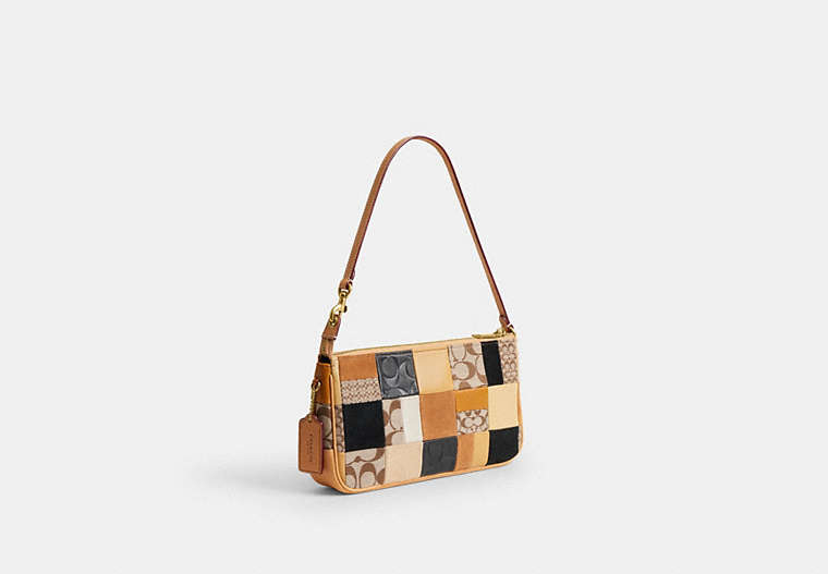Plaza Bag 25 With Patchwork - Brass/Brown Multi