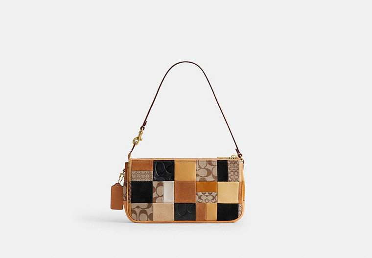 Plaza Bag 25 With Patchwork - Brass/Brown Multi