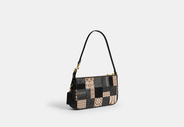 Plaza Bag 25 With Patchwork - Brass/Black Multi