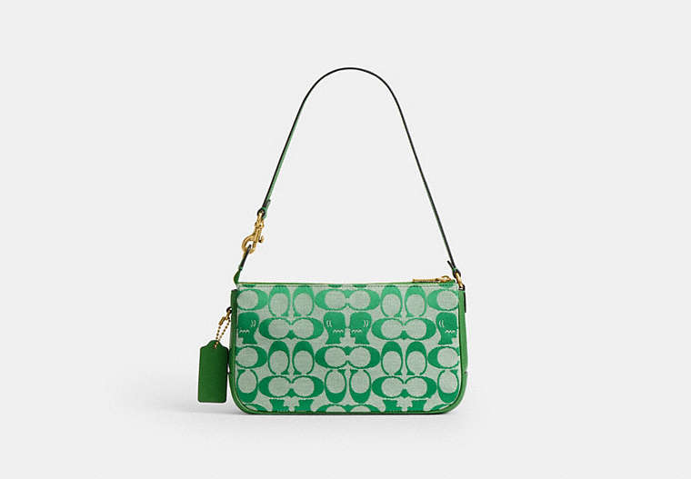 Coach | Brain Dead Plaza Bag In Signature Jacquard - Brass/Kelly Green