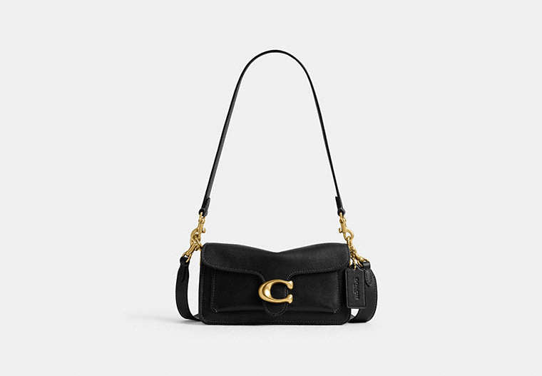 Soft Tabby Shoulder Bag 20 - Brass/Black