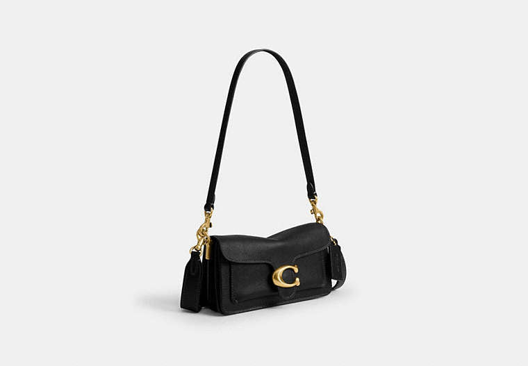 Soft Tabby Shoulder Bag 20 - Brass/Black