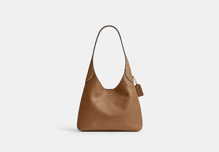 Brooklyn Shoulder Bag 28 - Brass/Honey Brown