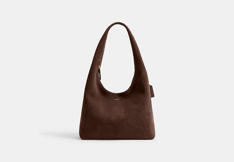 Pillow Brooklyn Shoulder Bag 34 - Brass/Dark Chocolate