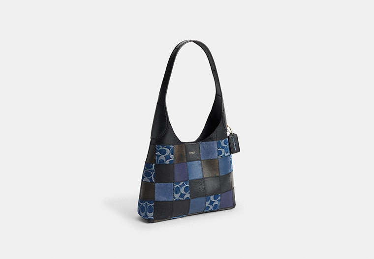 Brooklyn Shoulder Bag 28 - Denim Multi/Black