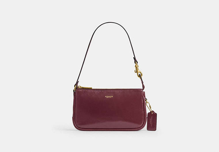 Plaza Bag 18 - Brass/Dark Cherry