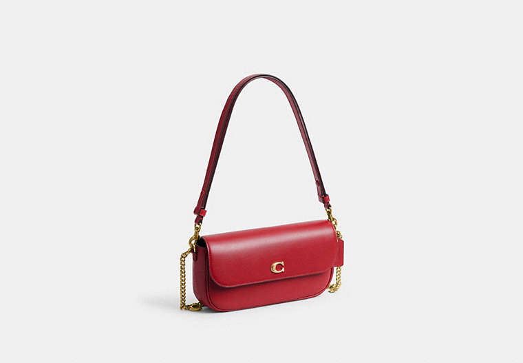 Brook Flap Chain Bag - Brass/Poppy