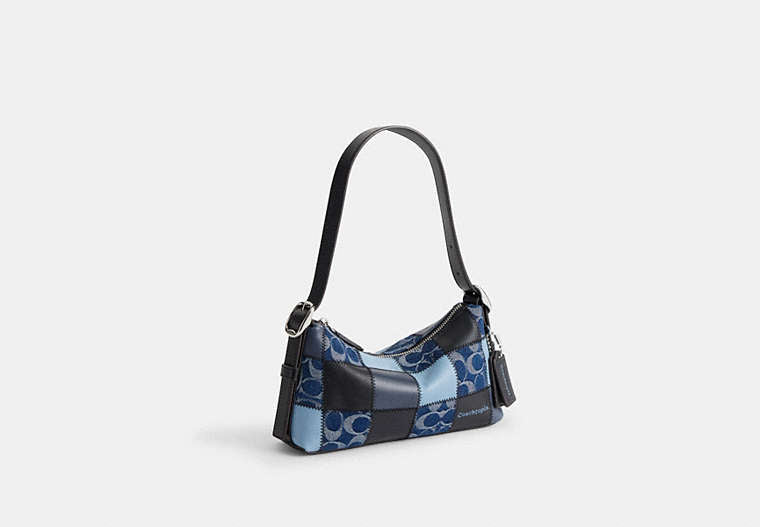 Alter/Ego Small Slouchy Shoulder Bag - Indigo/Black