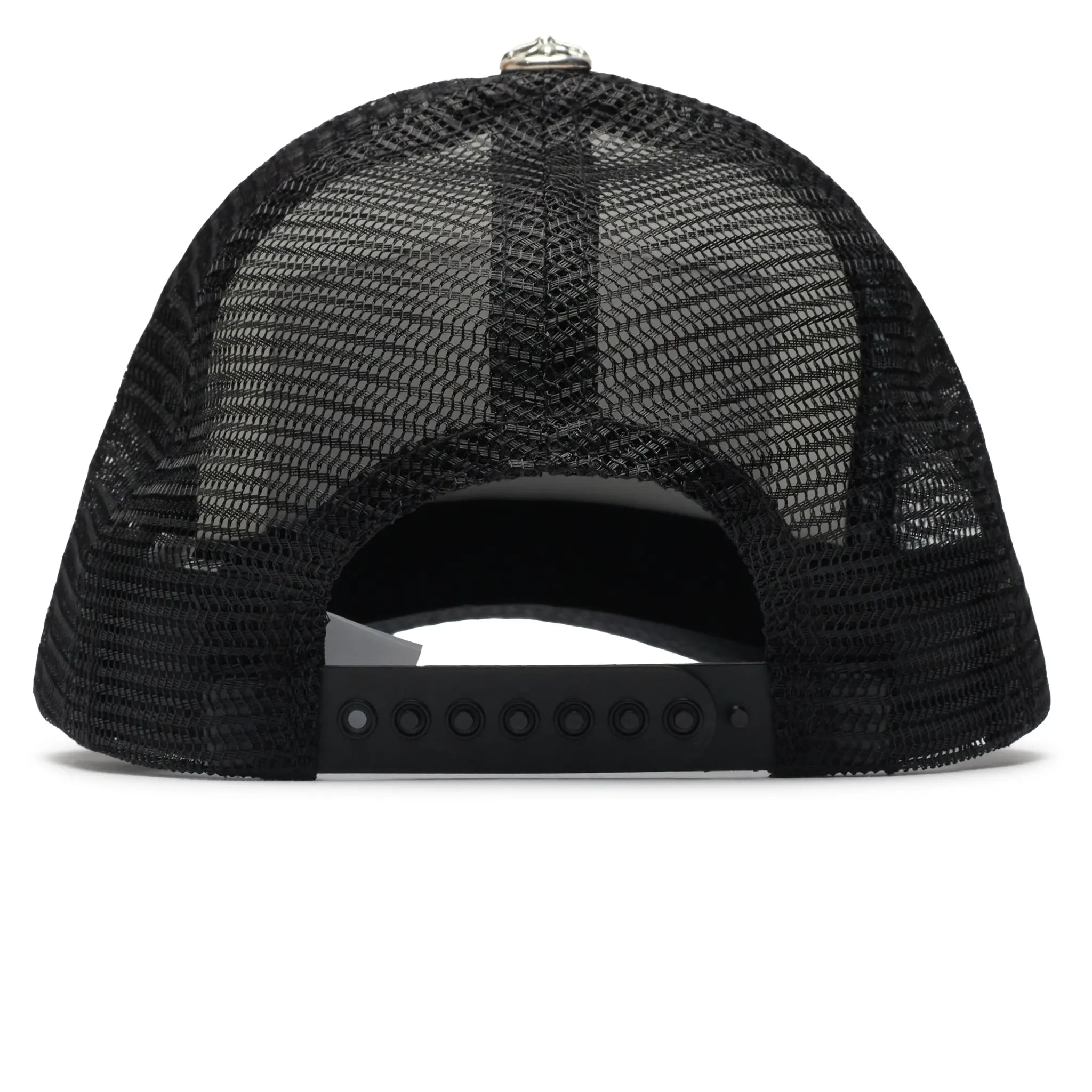 Chrome Hearts CH Hollywood White Black Trucker Cap