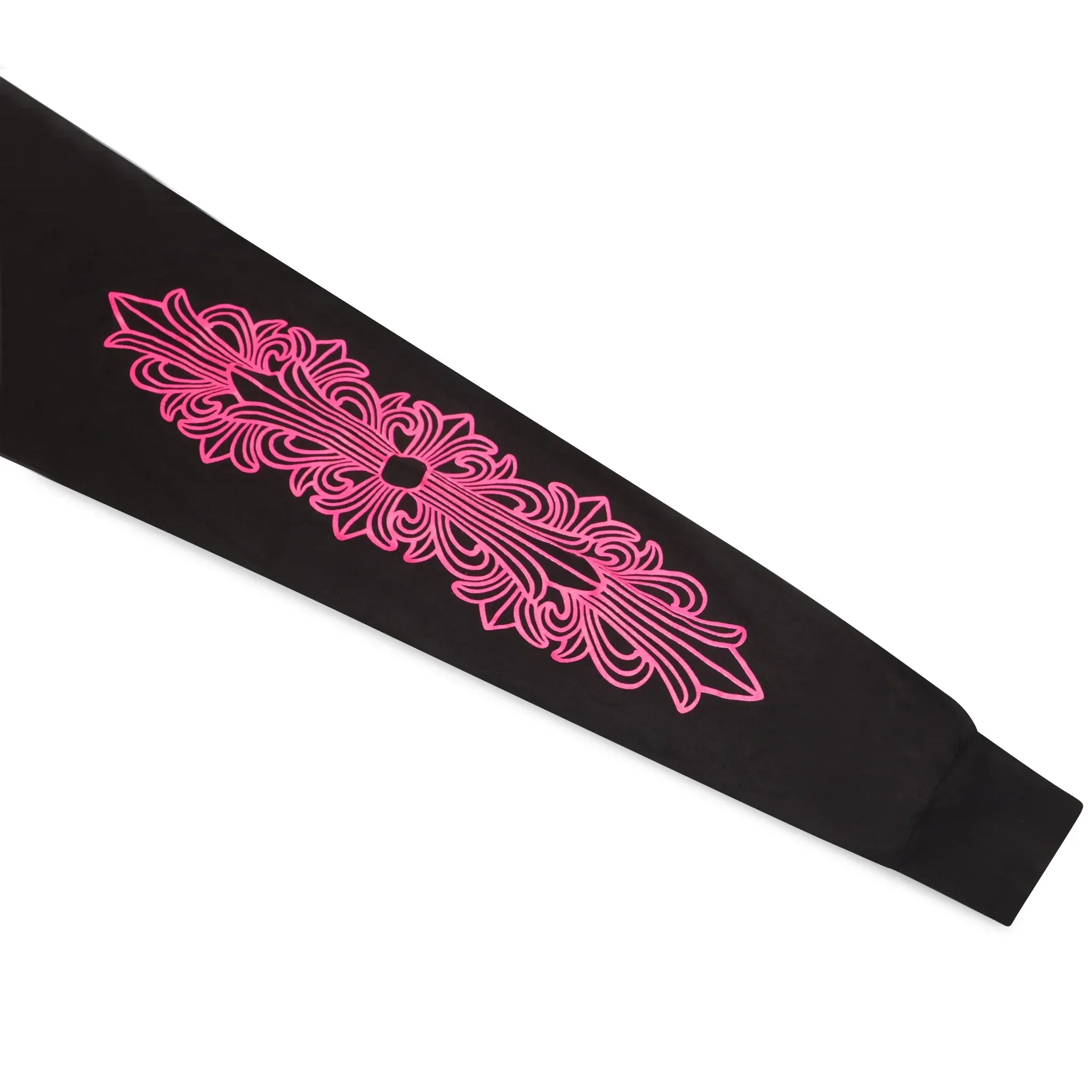 Chrome Hearts Horse Shoe Pocket Logo L/S Black Pink T Shirt