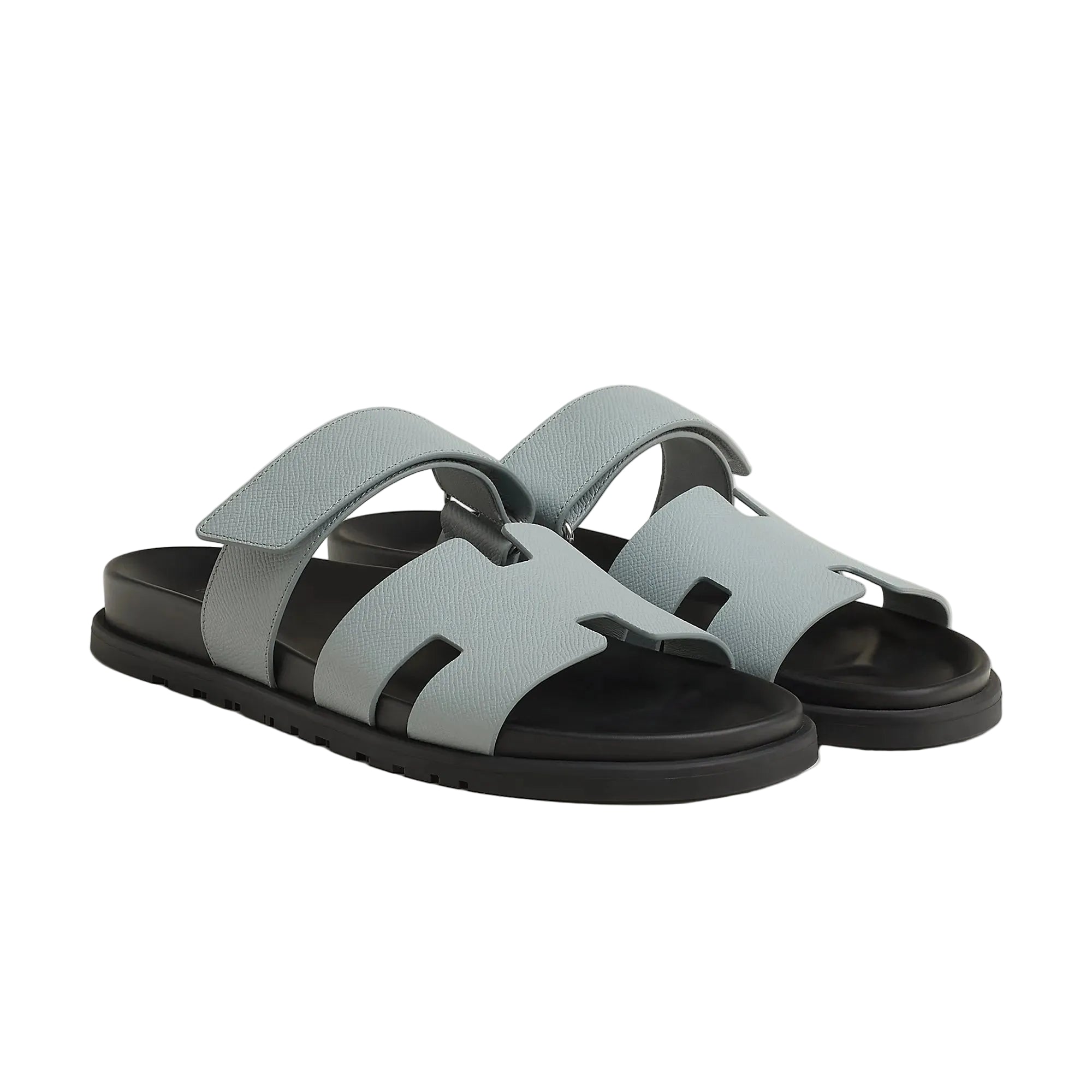 Hermes Paris Chypre gris nuage Sandals