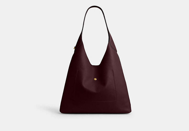 Brooklyn Shoulder Bag 39 - Brass/Merlot