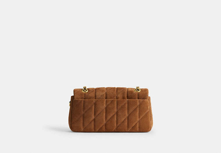 Tabby Shoulder Bag 26 With Pillow Quilting - Brass/Cedar