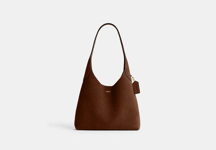 Brooklyn Shoulder Bag 28 - Brass/Warm Brown