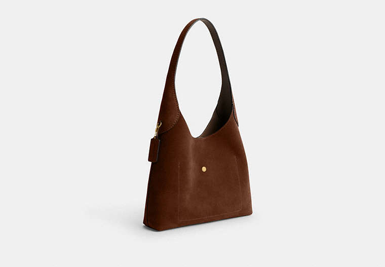 Brooklyn Shoulder Bag 28 - Brass/Warm Brown