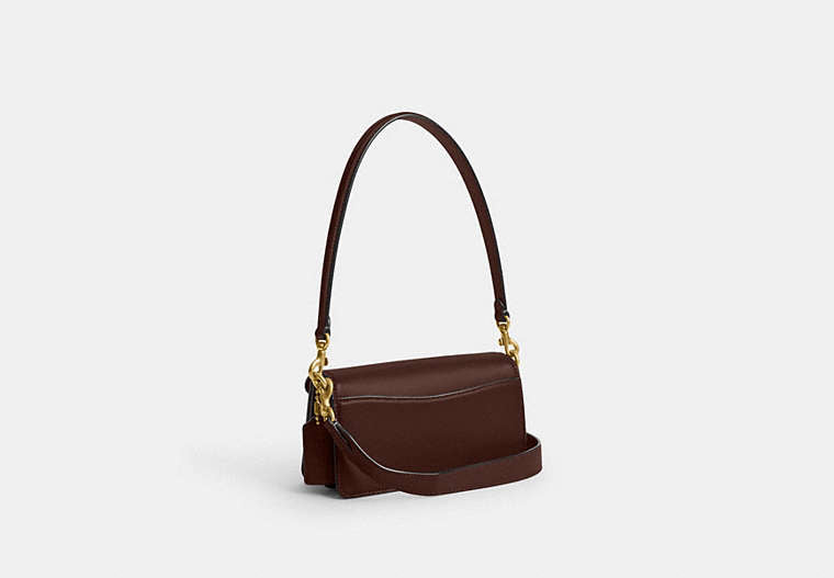 Tabby Shoulder Bag 20 In Signature Canvas - Brass/Maple