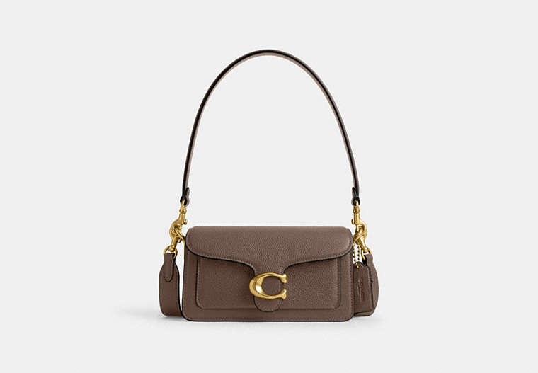 Tabby Shoulder Bag 20 - Brass/Dark Stone